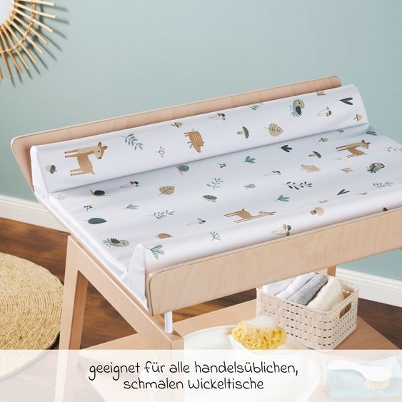 Rotho Babydesign Wickelmulde Folie 2-Keil - Waldtiere