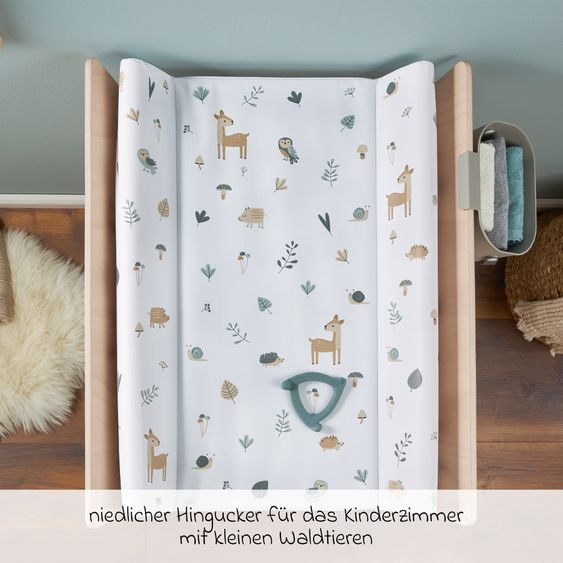 Rotho Babydesign Wickelmulde Folie 2-Keil - Waldtiere