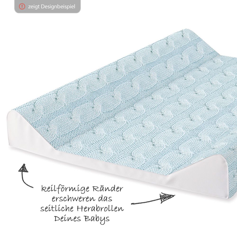 Rotho Babydesign Wickelmulde Limited Edition - Strick - Mint