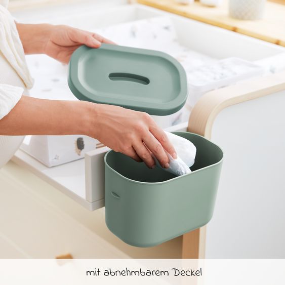 Rotho Babydesign Wickeltisch-Organizer Kayo - Sage Green