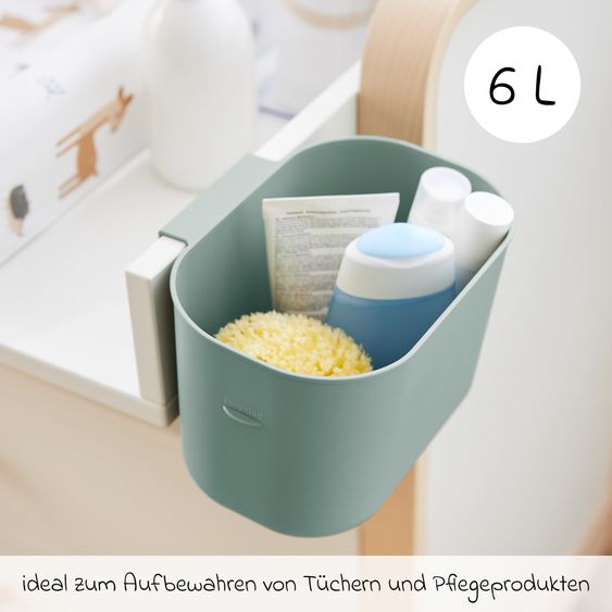 Rotho Babydesign Wickeltisch-Organizer Kayo - Sage Green