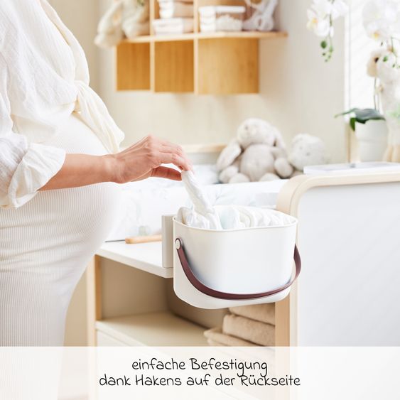 Rotho Babydesign Wickeltisch-Organizer Yuma - Mistletoe White