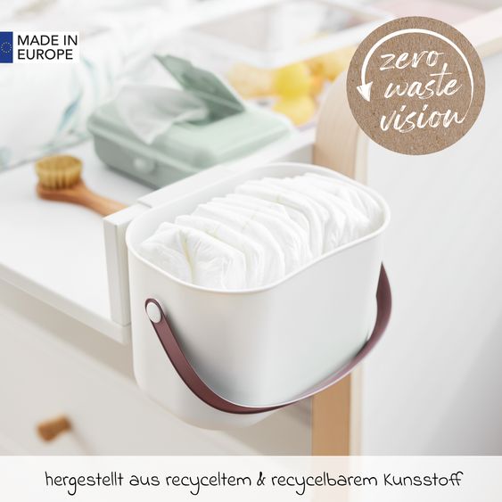 Rotho Babydesign Wickeltisch-Organizer Yuma - Mistletoe White