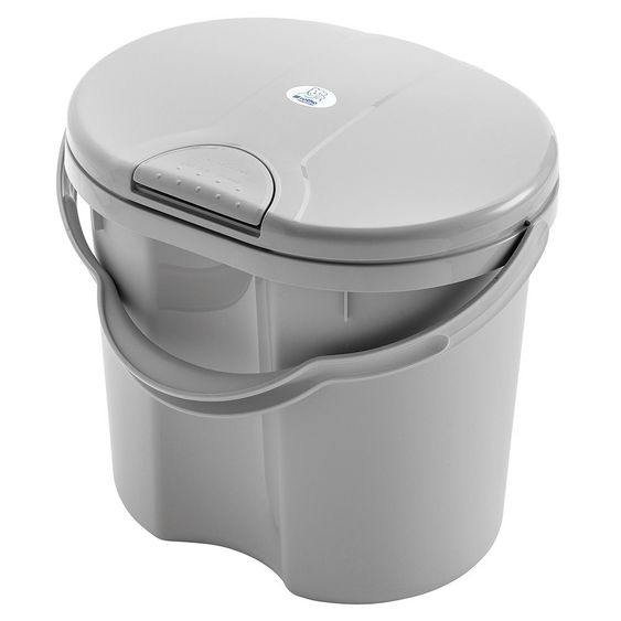 Rotho Babydesign Windeleimer Top - Silber Grau