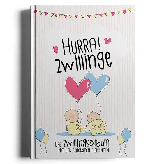 Rundfux Babyalbum - Hurra Zwillinge