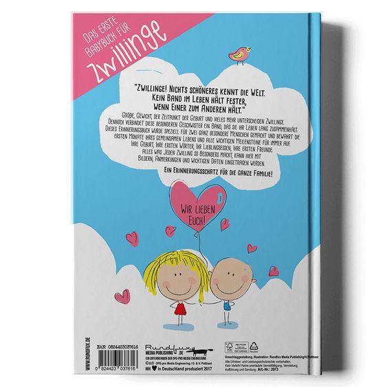 Rundfux Babyalbum - Hurra Zwillinge
