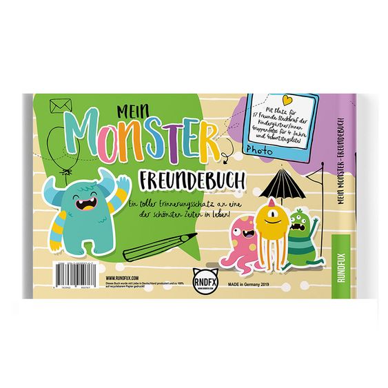 Rundfux Freundebuch - Das Monster