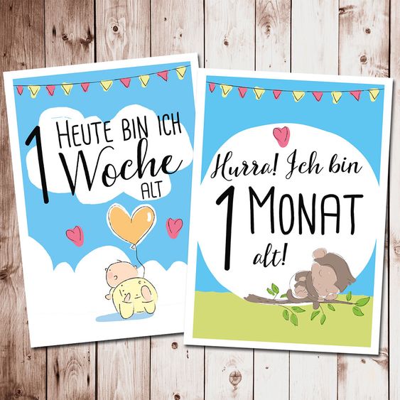 Rundfux Meilensteinkarten - Das erste Babyjahr (31 Karten)