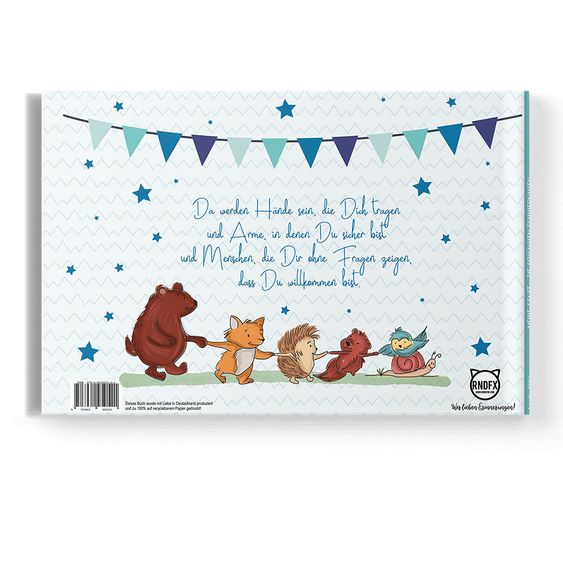 Rundfux Personalizable baptism album - boy