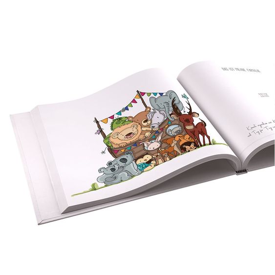 Rundfux Personalizable baptism album - boy