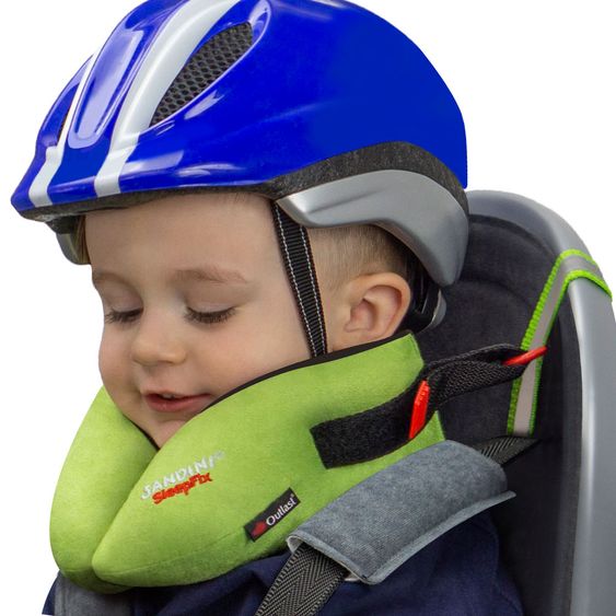 Sandini Sleeping pillow with support function - SleepFix® Kids BIKE - Green