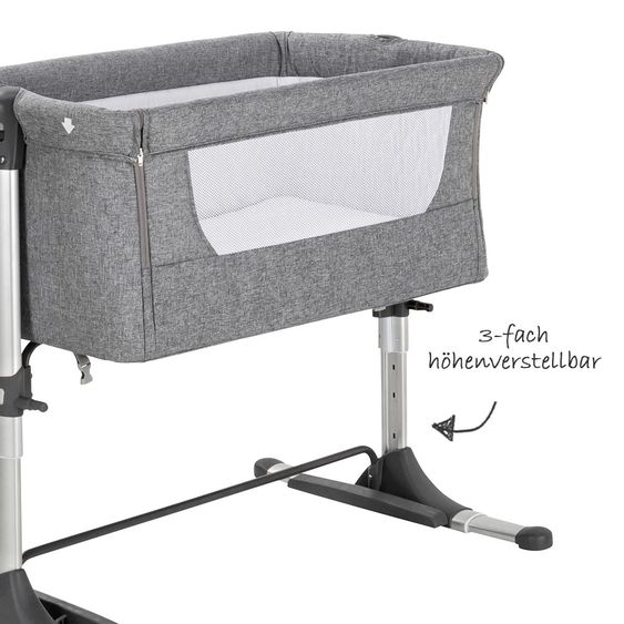 Schardt Beistellbett Joy - Grau