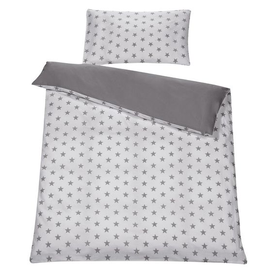 Schardt Bettwäsche-Set - Big Stars Grey