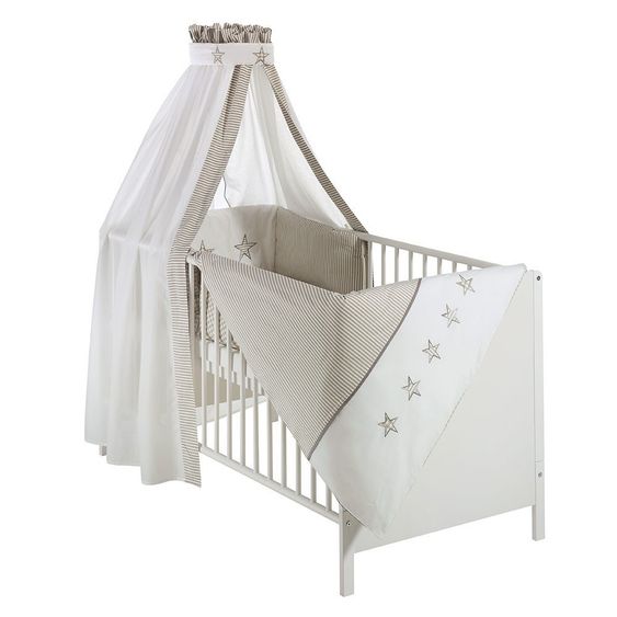 Schardt Bettwäsche-Set - Stern Beige