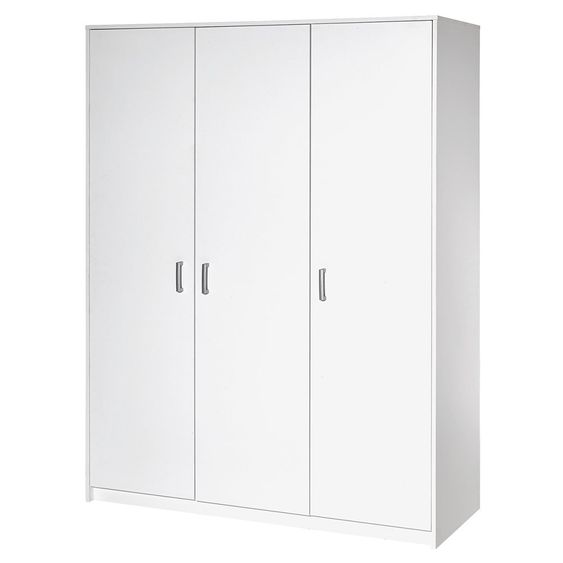 Schardt Children's room Classic White with 3-door wardrobe, bed, changing unit