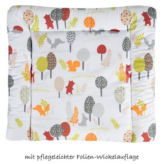 Schardt Kinderzimmer Eco Silber 15-tlg. mit 3-türigem Schrank inkl. Textilkollektion Waldtiere