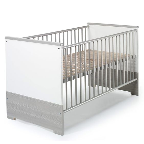 Schardt Kinderzimmer Eco Silber 15-tlg. mit 3-türigem Schrank inkl. Textilkollektion Waldtiere