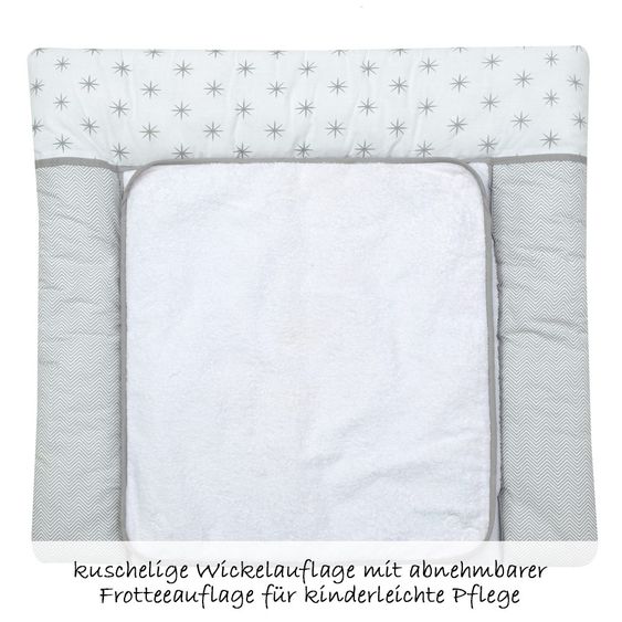 Schardt Kinderzimmer Maxx Fleetwood 15-tlg. mit 2-türigem Schrank inkl. Textilkollektion Ice Crystal Grau