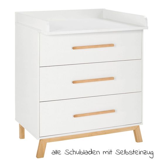 Schardt Kinderzimmer Venice 13-tlg. mit 3-türigem Schrank inkl. Textilkollektion Big Star Grey -