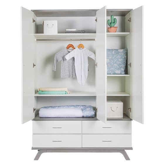 Schardt Vicky children's room with 3-door wardrobe, bed, changing unit