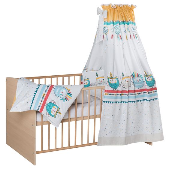 Schardt Komplettbett Classic-Line Natur 70 x 140 - Traumfänger - Weiß