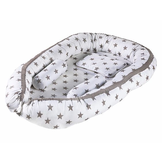 Schardt Kuschelnestchen - Big Stars - Grey