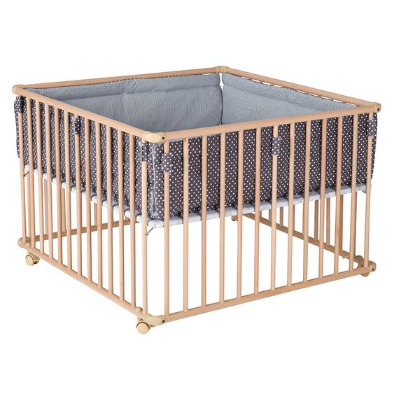Schardt Laufgitter Basic Natur inkl. Einlage 100 x 100 cm - Stern - Grau