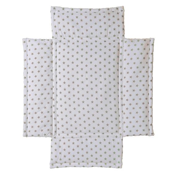 Schardt Laufgitter Basic Weiß inkl. Einlage 100 x 100 cm - Big Stars Beige