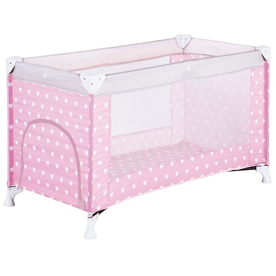 Schardt Reisebett - Herzchen - Rosa