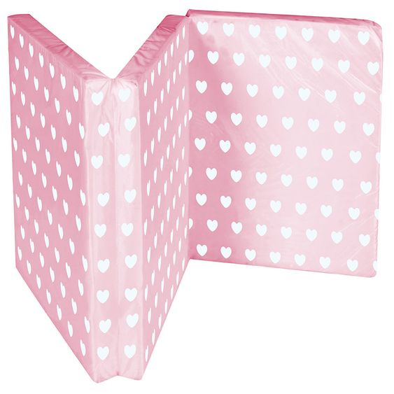 Schardt Reisebett-Matratze - Herzchen - Rosa