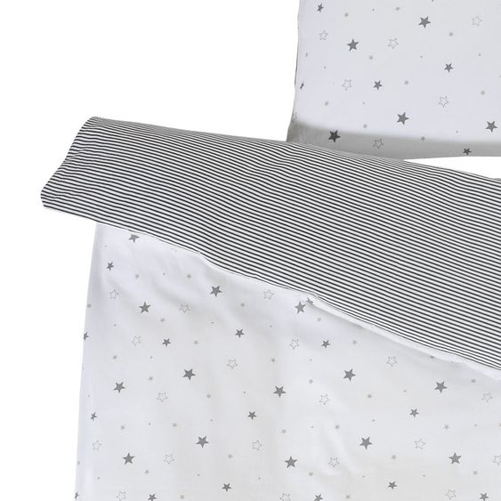 Schardt Sparset Kinderzimmer Eco Star 14-tlg. inkl. Textilkollektion Sternchen Grau