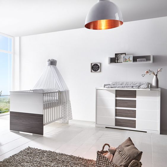 Schardt Sparset Kinderzimmer Maxx Fleetwood 14-tlg. inkl. Textilkollektion Ice Crystal Grau