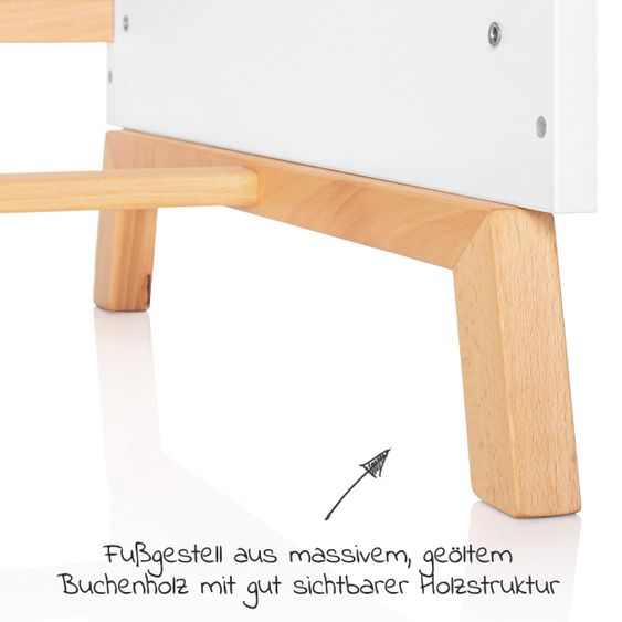 Schardt Sparset Kinderzimmer Miami White 15-tlg. Inkl. Textilkollektion Sternchen grau -