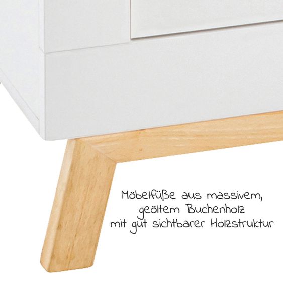 Schardt Sparset Kinderzimmer Miami White 15-tlg. Inkl. Textilkollektion Sternchen grau -