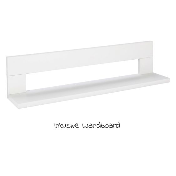 Schardt Sparset Kinderzimmer Miami White 15-tlg. Inkl. Textilkollektion Sternchen grau -