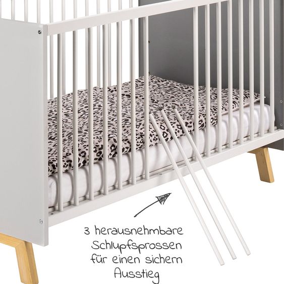 Schardt Sparset Kinderzimmer Vegas 15-tlg. Inkl. Textilkollektion Origami Black