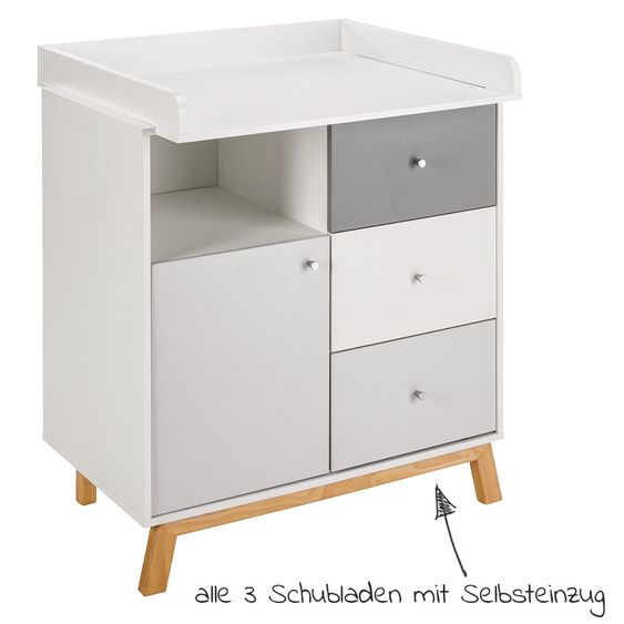 Schardt Sparset Kinderzimmer Vegas 15-tlg. Inkl. Textilkollektion Origami Black
