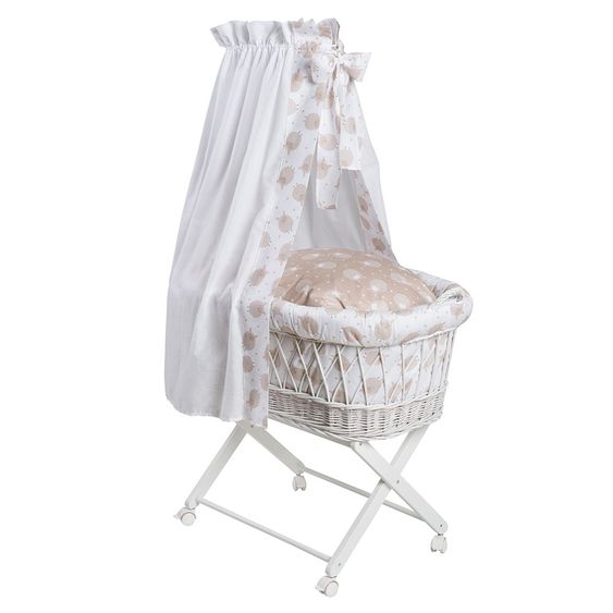 Schardt Stubenwagen Babsi Weiß - Schäfchen - Beige