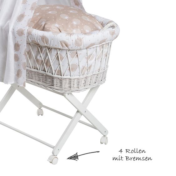 Schardt Stubenwagen Babsi Weiß - Schäfchen - Beige