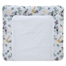 Changing mat with terry cover 75 x 80 cm - Jungle