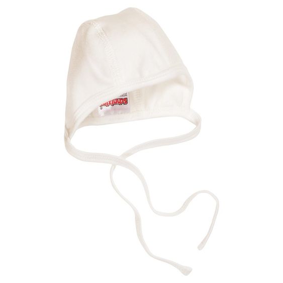 Schnizler Erstlingsmütze Nicki - Uni Offwhite - Gr. 38/44