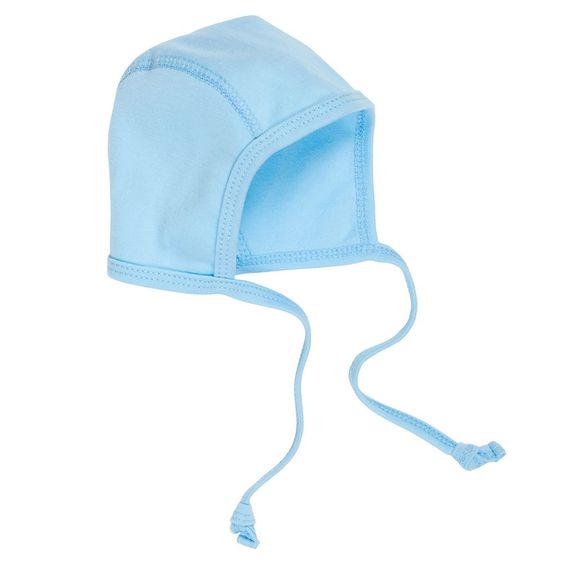 Schnizler Erstlingsmütze - Uni Blau - Gr. 38/44