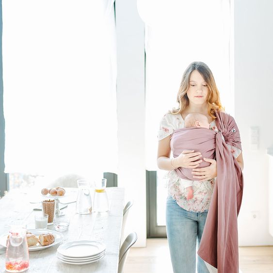 Shabany Ring Sling Tragetuch Plays - Violett 210 cm TEST