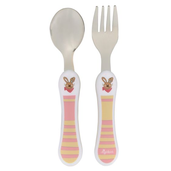 sigikid 2-tlg. Besteck-Set - DubbiDuu Hase