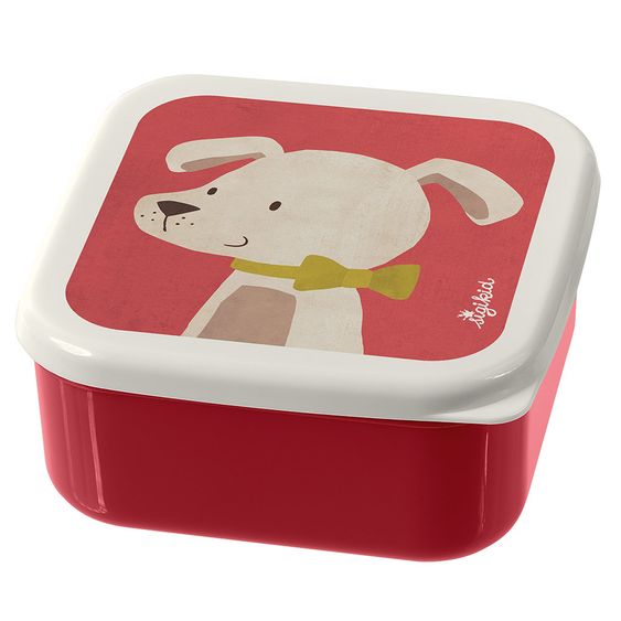 sigikid Set di 3 pezzi per snack - cane