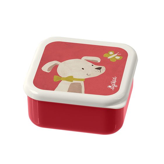 sigikid 3 pcs snack box set - dog