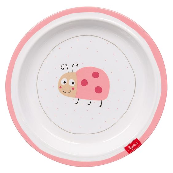 sigikid Set of 5 dishes non-slip - ladybug