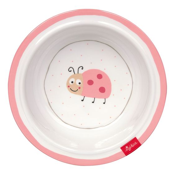 sigikid Set of 5 dishes non-slip - ladybug