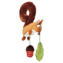 Pendant for baby car seat - squirrel