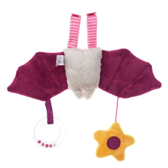 sigikid Anhänger für Babyschale Fledermaus - Urban Baby Edition - Rosa